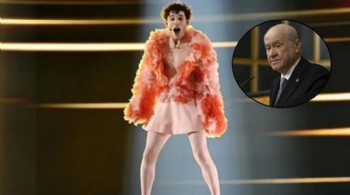 Bahçeli'den Eurovision tepkisi... 'Tüylü ceket, pembe saten etek'