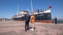 Başkan Tugay Samsun’da Bandırma Vapuru’nu ziyaret etti
