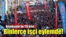 İzmir'de binlerce belediye işçisi eylem yaptı!