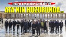 İzmir'in başkanları Anıtkabir'de...