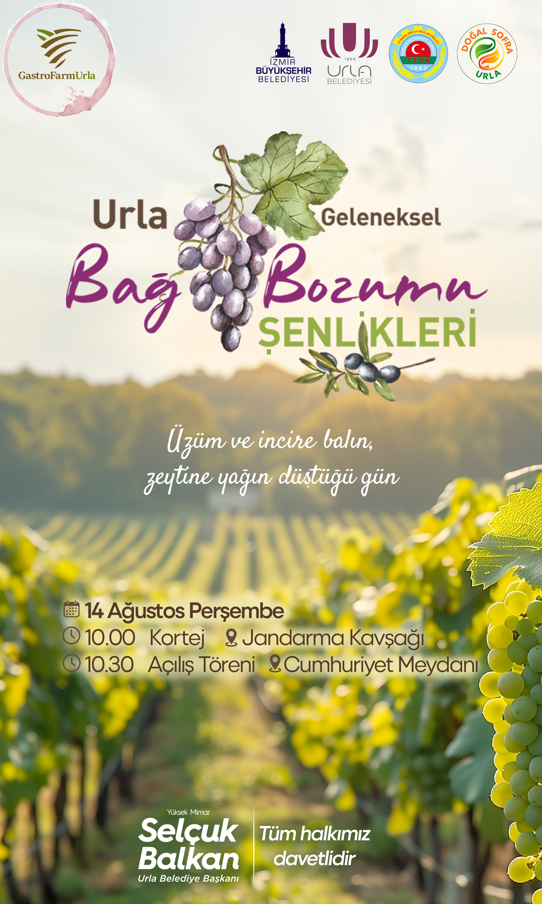 urla, bağ bozumu,