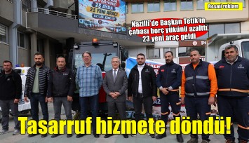 Başkan Tetik'in tasarrufu Nazilli halkına hizmet olarak döndü
