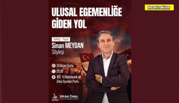 Bayraklı'da 23 Nisan programı Sinan Meydan söyleşisi ile tamamlanıyor