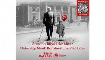 Yunusemre Belediyesi 23 Nisan ilanı