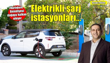 Narlıdere Belediyesi, elektrikli şarj istasyonlarıyla doğaya kalkan oluyor