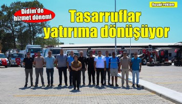 Didim Belediyesi tasarruflarını yatırıma dönüştürüyor