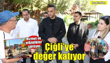 Çiğli Belediyesi yaz boyunca hizmet ve etkinliklerle ilçeye değer katıyor