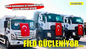 Didim Belediyesi araç filosunu öz kaynaklarıyla güçlendirmeye devam ediyor