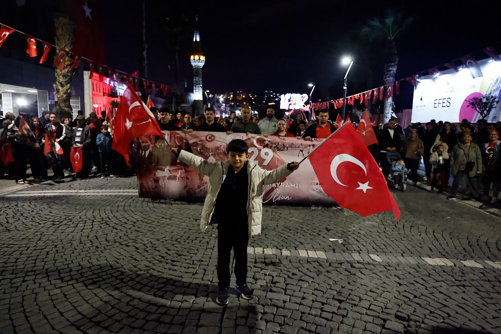 İzmir'de muhteşem Cumhuriyet kutlaması