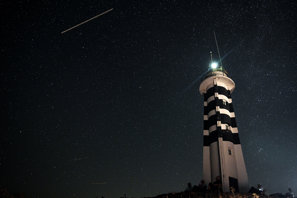 İzmir'de Perseid meteor yağmuru 