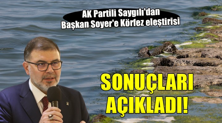 AK Partili Saygılı dan Soyer e Körfez eleştirisi