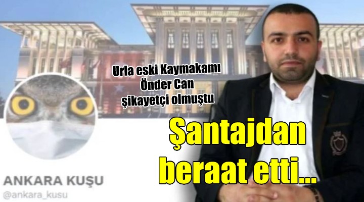  Ankara Kuşu   şantaj  suçlamasından beraat etti