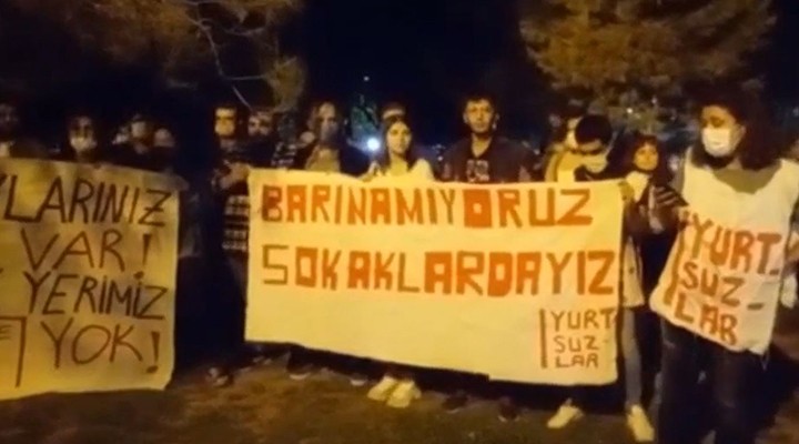  Barınamıyoruz  eylemi yapan öğrenciler hakkında iddianame hazırlandı