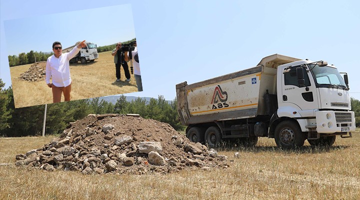 Başkan Kılıç suçüstü yakaladı