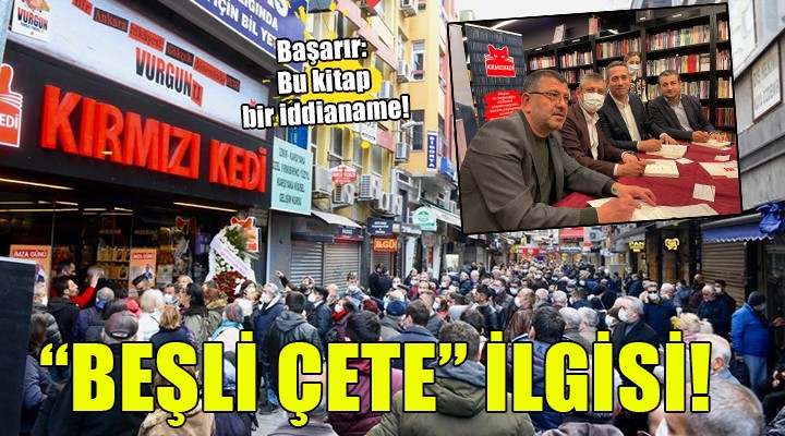  Beşli Çete  kitabının imza gününe büyük ilgi...