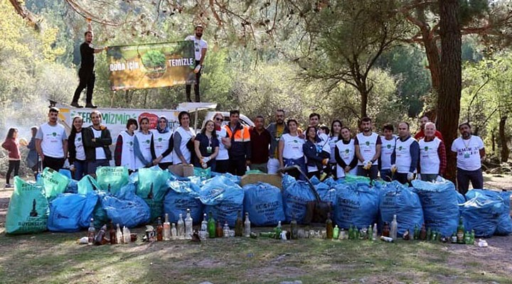  Doğa için temizle  yine mesaide