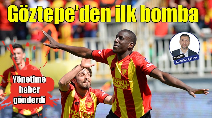 Göztepe den ilk bomba