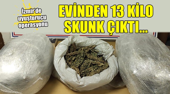 İzmir de uyuşturucu operasyonu...