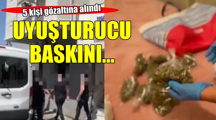 İzmir de uyuşturucu operasyonu!