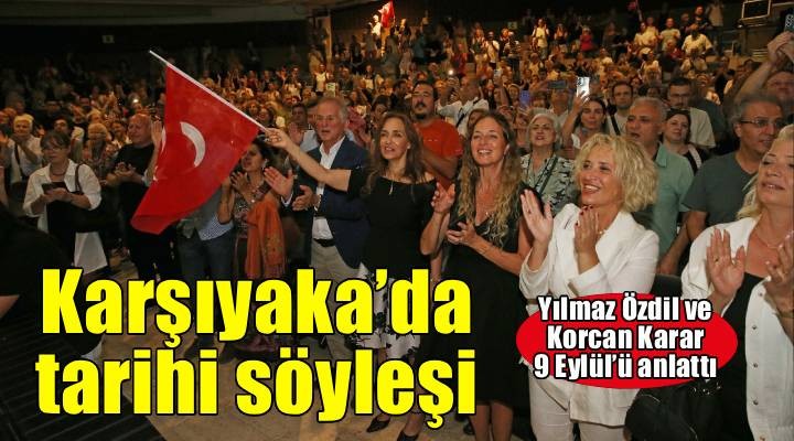 Karşıyaka’da usta gazetecilerden tarihi söyleşi
