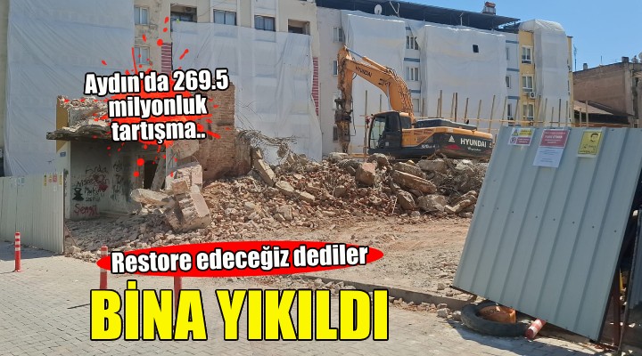 ''Restore edeceğiz'' denildi, bina yıkıldı: Taşdöner Sineması için 269,5 milyon liralık rekonstrüksiyon tartışması