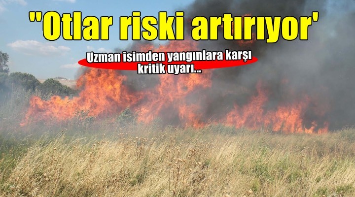 'Temizlenmeyen otlar yangın riskini artırıyor'