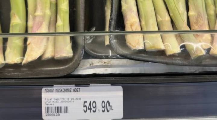  Zengin sebzesi  markette 549 liraya yükseldi