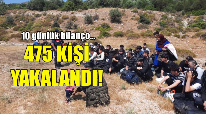 10 günlük bilanço: 475 kişi yakalandı!