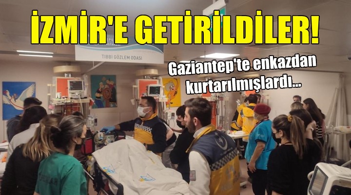 10 yaralı, tedavileri için İzmir e getirildi!