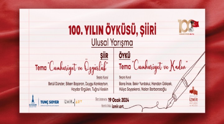 100. Yılın Öyküsü, Şiiri yarışmasına başvurular başladı!