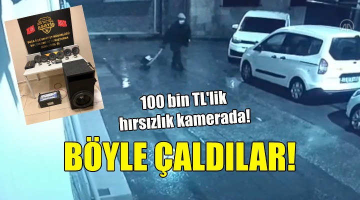 100 bin TL lik ses sistemini böyle çaldılar!