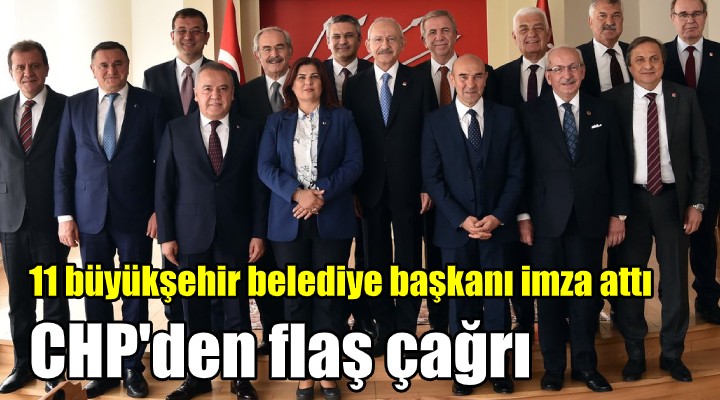 11 Belediye Başkanı ndan acil çağrı