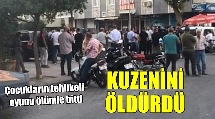 12 yaşındaki çocuk kuzenini vurdu!