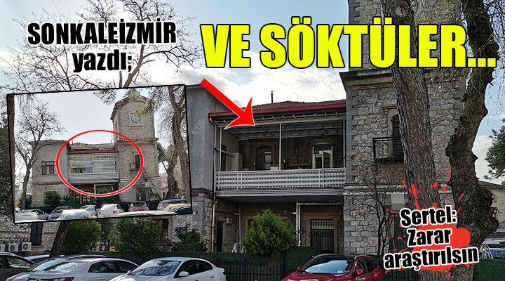 131 YILLIK BİNAYA YAPILAN PVC Yİ GECE YARISI SÖKTÜLER!