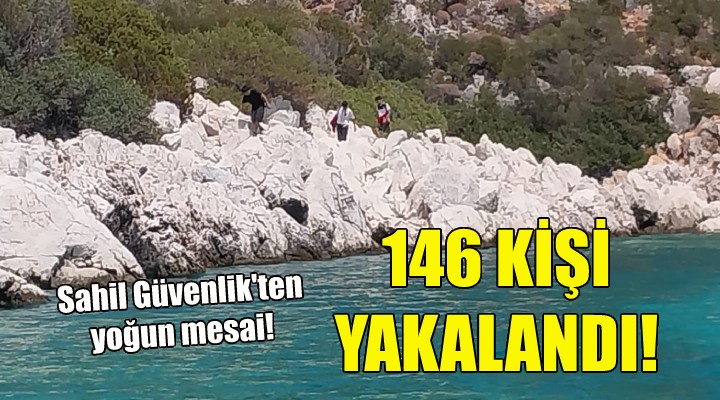 146 kaçak göçmen yakalandı!