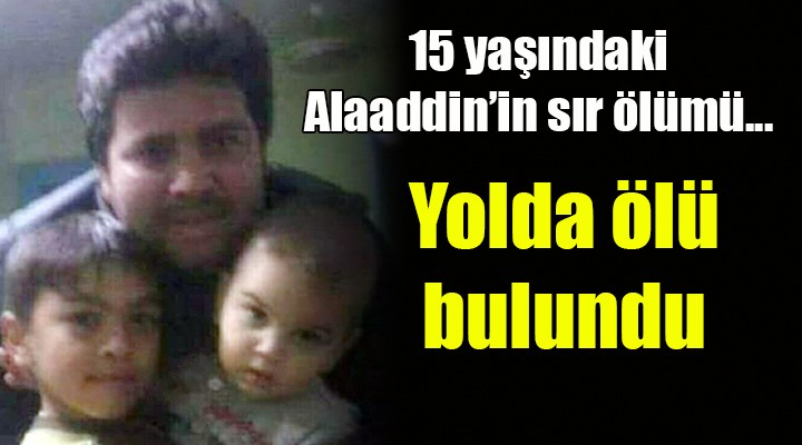 15 yaşındaki Alaaddin yolda ölü bulundu