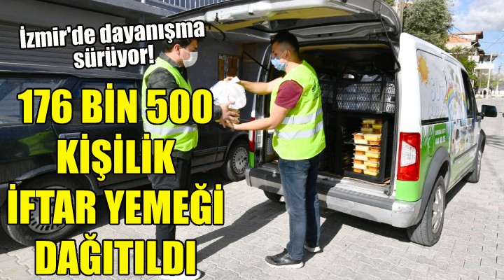 176 bin 500 kişilik iftar yemeği dağıtıldı!