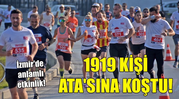 1919 kişi Ata sına koştu!