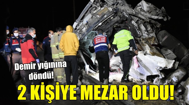 2 kişiye mezar oldu!