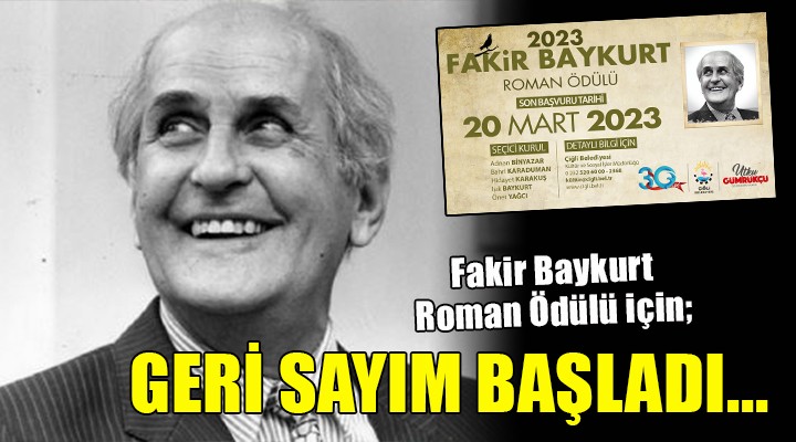 2023 Fakir Baykurt Roman Ödülü için geri sayım başladı