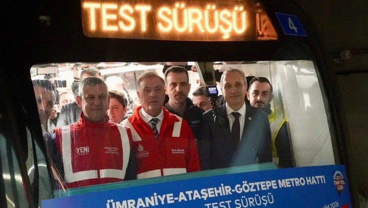 Özgür Özel metro açılışında konuştu.... '10 metroyu birden yerin altında ilerleten bir başka belediye yok'