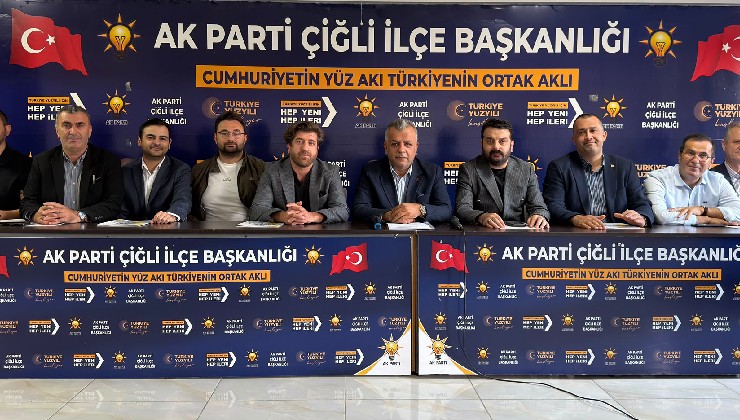 AK Parti Çiğli örgütünden Yıldız'a destek