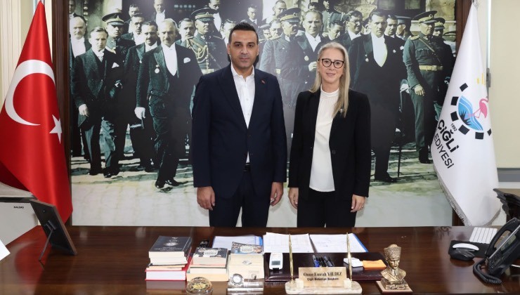 AK Partili Çankırı'dan Çiğli Belediye Başkanı Yıldız'a ziyaret