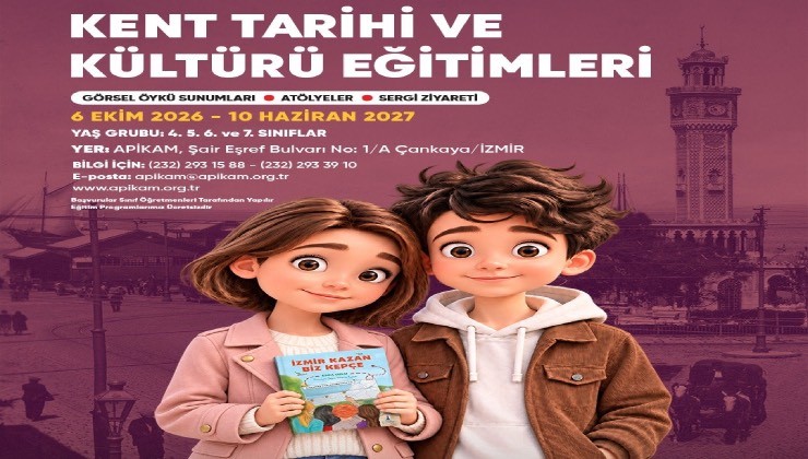 APİKAM’da çocuklara kent tarihi ve kültürü eğitimi
