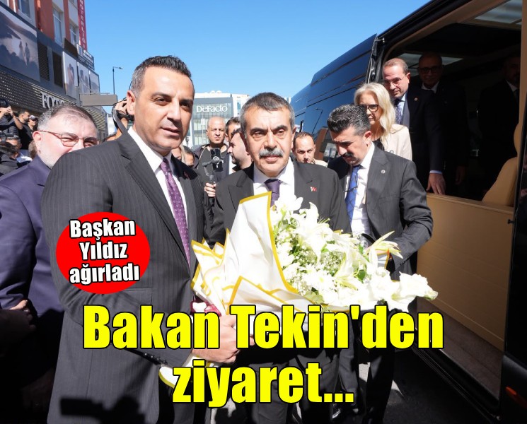 Bakan Tekin’den Çiğli’ye ziyaret