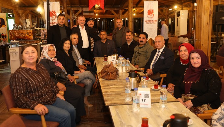 Başkan Balaban Muhtarlar Günü'nde kırsal mahallelerin muhtarlarını ağırladı