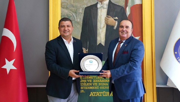 Başkan Okuroğlu, Başkan Delikanlı’ya teşekkür etti