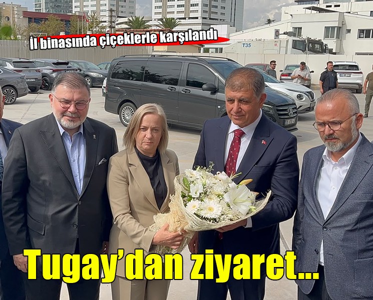 Başkan Tugay'dan AK Parti İzmir İl Başkanı Saygılı'ya ziyaret...