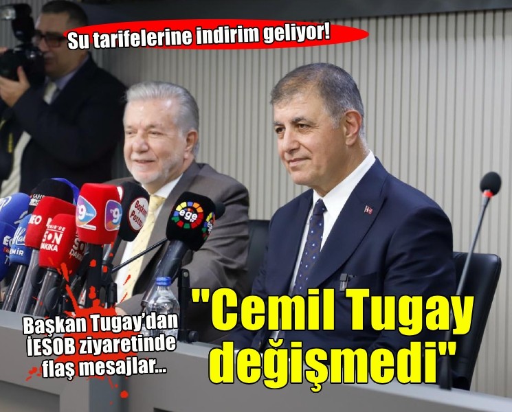 Başkan Tugay’dan İESOB ziyareti… İzmir'le ilgili bin tane hayalim var