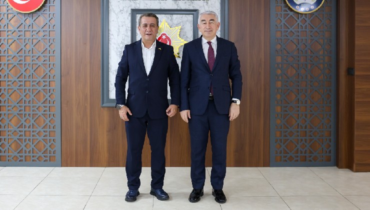 Başkan Yetişkin’den İl Emniyet Müdürü Karaduman’a hayırlı olsun ziyareti